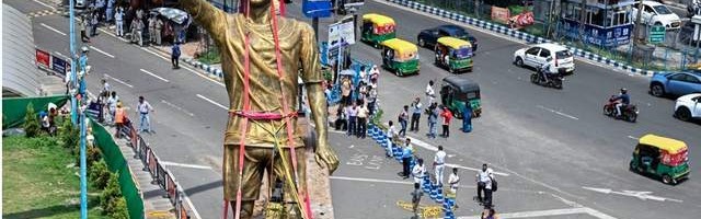 kaiyun app-“足球之神”梅西的铜像在印度设置6个月后被拆除，原因引发猜测